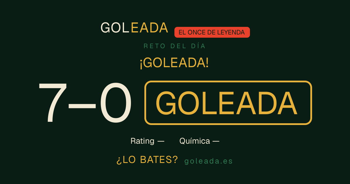 Goleada